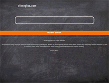 Tablet Screenshot of cloneplus.com